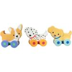 Orange Tree Toys Комплект дървени играчки за бутане Orange Tree Toys - Кученца (OTT07461)
