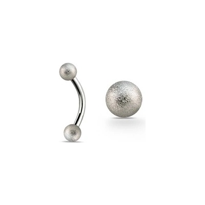 Piercingate piercing do obočí s kuličkami POB00198