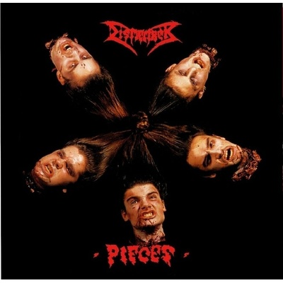 Dismember - Pieces (45 RPM) (Red/Black Split Coloured) LP