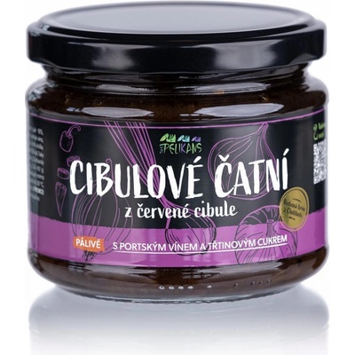 The Pelikans Cibulové čatní z červené cibule Pálivé 250 g