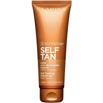 Clarins Self Tan Instant Gel samoopaľovací gél na telo a tvár 125 ml