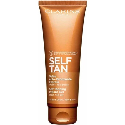 Clarins Self Tan Instant Gel samoopaľovací gél na telo a tvár 125 ml