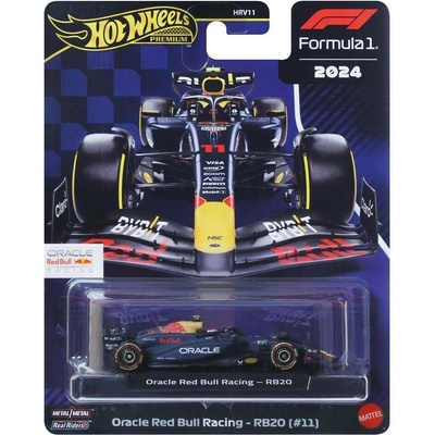 Mattel Formula 1 Hot Wheels Premium Kov. Vehicle Oracle Red Bull Racing RB20 11 Sergio Perez 2024 1:64