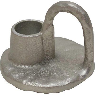 EGLO Svícen JELLICOE hliník nikl V:6cm Ø8cm ruční výroba
