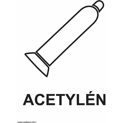 Walteco Acetylen 148x210mm, formát A5, samolepka , 20055