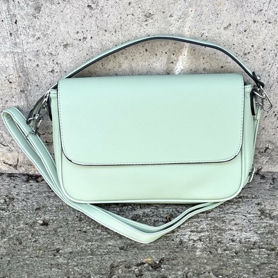 Zelenkavá kabelka crossbody POETS