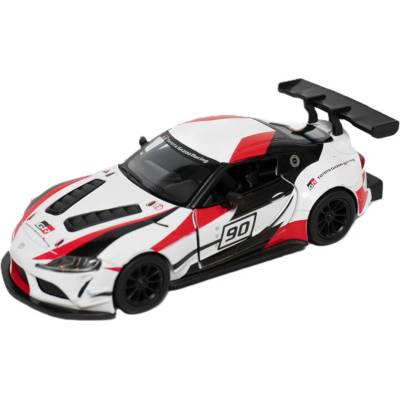Kinsmart Метална количка Kinsmart - Toyota GR Supra Racing Concept, #90, 1: 36, бяла (52095)