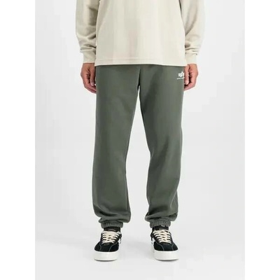 Alpha Industries pánské tepláky Basic Small Logo tmavě zelené