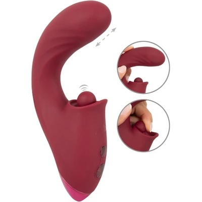 You2Toys G-спот вибратор с тласкащ връх и клиторстимулатор Javida