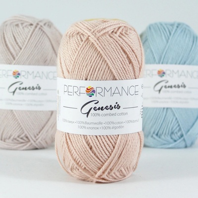 Performance Bavlněná příze Genesis 3003 - béžová 50g 110m