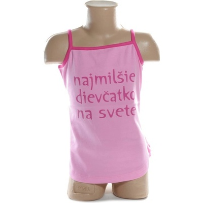 Detské tielko najmilšie dievčatko na svete naj naj naj Svetložltá