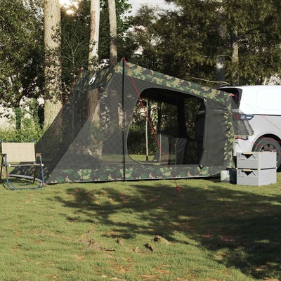 vidaXL Stan do auta pro 2 osoby Camouflage nepromokavý – Zboží Dáma