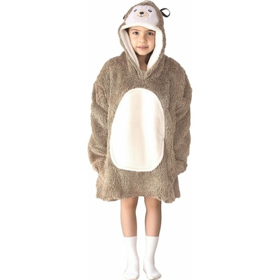 Cozy Noxxiez CH329 Ježko hrejivá televízna mikinová deka s kapucňou