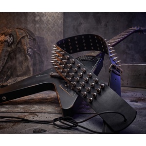 Black & metal китарен колан Шипове 4 - pas-241