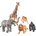 Learning Resources Игрален комплект Learning Resources - Екзотични животни, 5 броя (LER0693)