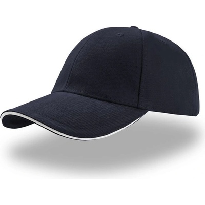 Atlantis Headwear Liberty Sandwich 6 panelová COT-33000596399 Navy/bílá