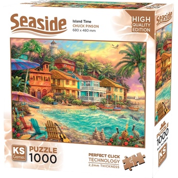 KS Games Пъзел KS Games от 1000 части - Островно време (20673)