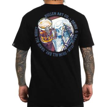 Image 1 of SULLEN мъжка тениска sullen - premium - drinking club - jet ЧЕРНО - scm5496_jtbk