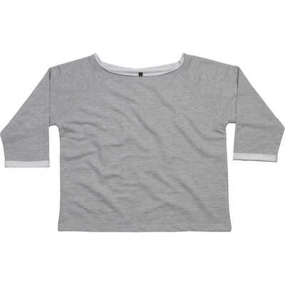 Mantis Dámske tričko s 3/4 rukávom z organickej bavlny P128 Heather Grey Melange