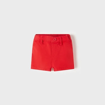 Image 1 of Mayoral Къси панталони от туил за бебе момче в червено Майорал