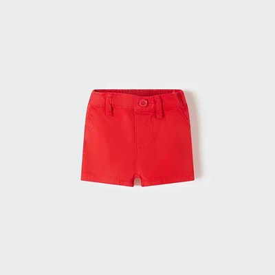 Mayoral Къси панталони от туил за бебе момче в червено Майорал