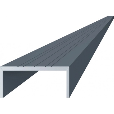 Hliníkový U profil s povrchovou úpravou antracit RAL7016, 50x22x6000 mm