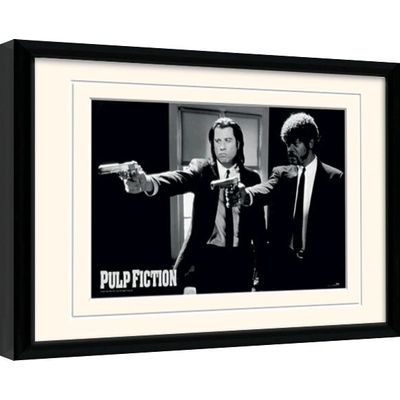 Rámovaný Obraz - Pulp Fiction - Guns, 44.5 × 34.3 cm