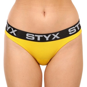 Styx Дамски панталонки Styx спортна гума жълти Styx | Zhalt | ЖЕНИ | L