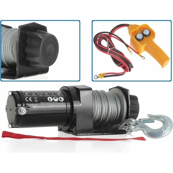 GEKO G81701 Elektrický lanový navijak 12V 2000LB, 907kg