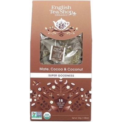 English Tea Shop Čaj Maté kokos a kakao 15 pyramidek