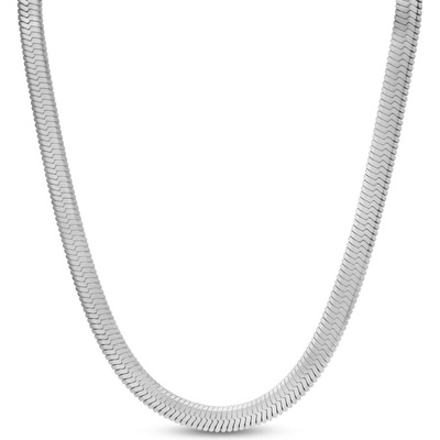 Victoria Filippi Stainless Steel Ocelový plochý hadí náhrdelník NH1327-50/95 Stříbrná