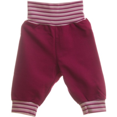 Tepláčky tmavě růžové proužek