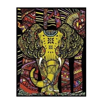 Colorvelvet - Włochy Welwetowa47x35 Indian Elephant coloring page