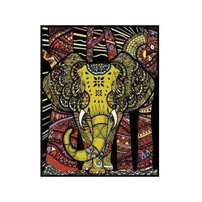 Colorvelvet - Włochy Welwetowa47x35 Indian Elephant coloring page