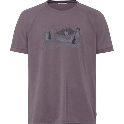 Vaude Мъжка тениска Vaude Gleann T-Shirt II T-shirt - Purple Ash - размер XL (216-7624-0614)
