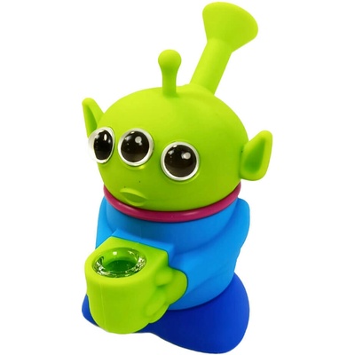 Silikónový bong Three Eyed Alien 14cm