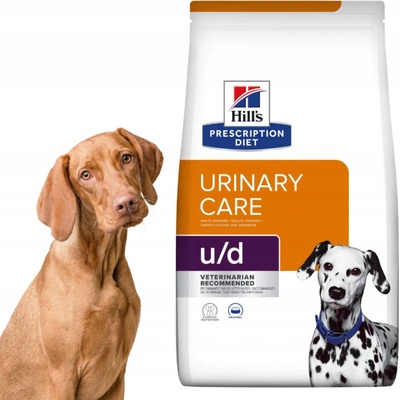 Hill's Prescription Diet U/D Starostlivosť o močový systém granule pre psov 10 kg