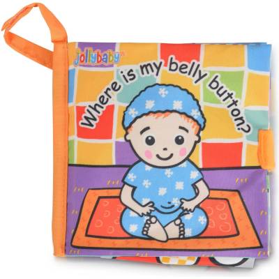 Jollybaby Мека книжка Where is my belly 8333 (111081)