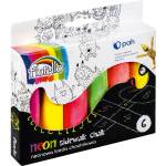  Тебешири Fiorello Jumbo Neon цветни 6 бр (1610013-170-2599)