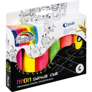 Тебешири Fiorello Jumbo Neon цветни 6 бр (1610013-170-2599)