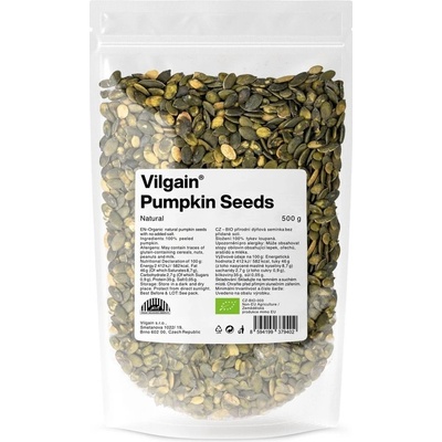 Vilgain Tekvicové semienka BIO 500 g