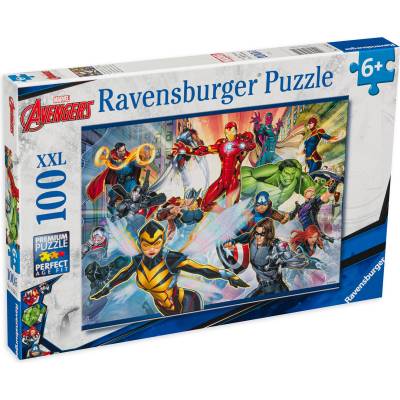 Ravensburger Пъзел Ravensburger от 100 XXL части - Отмъстителите (13261)