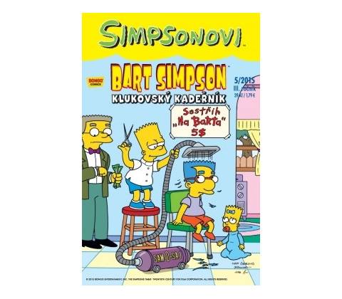 Bart Simpson Klukovský kadeřník 2015