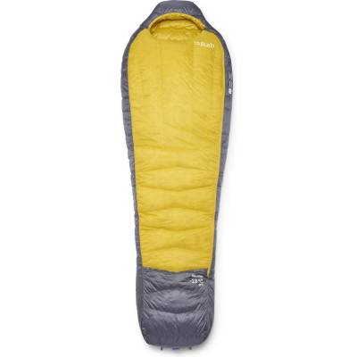 Rab Пухен спален чувал Rab Neutrino -18C / 0F Down sleeping bag - Graphene / Dark Pollen - размер Long (513-1932-0112)