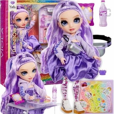 MGA Rainbow High Sparkle & Shine Fashion Viola Purple