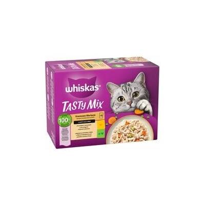 Whiskas krémové menu kuře jehně krůta ve šťávě 12 x 85 g