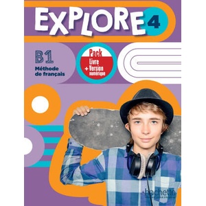 Explore 4 - Pack Livre de l'élève + Version numérique (B1) | Fabienne GALLON (ISBN: 9782017197416)