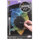 Vyškrabávací obrázok sova