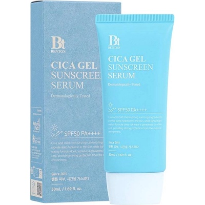 Benton Cosmetic Слънцезащитен серум Cica gel, SPF50+, 50 ml