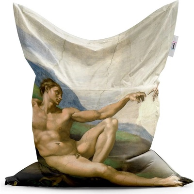 Sablio sedací vak Stvoření Adama Michelangelo Buonarroti 200x140 cm – Hledejceny.cz